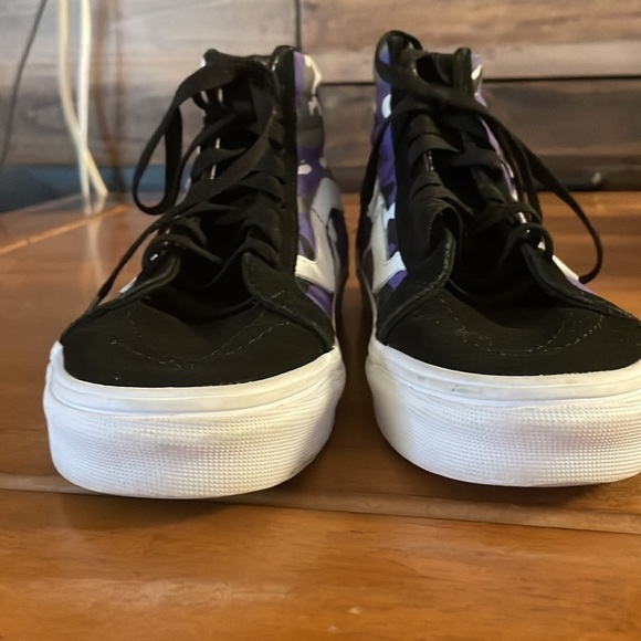 Vans Sk8 Purple/black Camo Size M6 W7.5 - Picture 9 of 12
